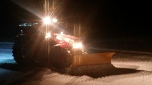 Snow ploughing